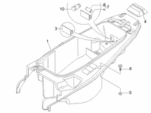 Schutzhelmgehäuse - Untersitz
