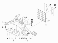 Hinterabdeckung - Kotflügellappen