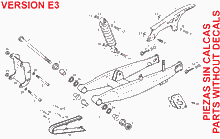Schwinge - Stoßdämpfer