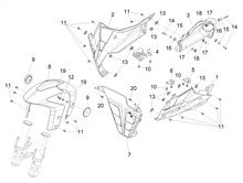 Vorderes Schutzblech-Stütze