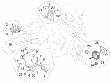 Spannungsreglerern - Elektronisches Steuergerern - Zündspule