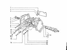 Befestigung schaltsegment