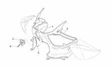 Rear headlight - Top box