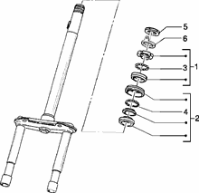 Befestigung schaltsegment