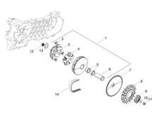 Antriebshalbriemenscheibe