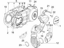 Kurbelwelledeckel - Kühlung kurbelgehäuse