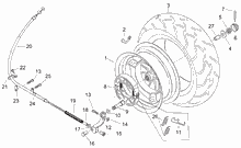 Hinterrad Scheibenbremse