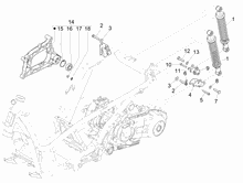 Hintere Radaufhängung - Stoßdämpfer