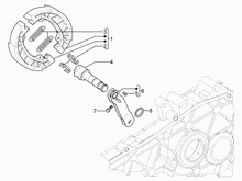 Hinterbremse - Bremsbackensatzen