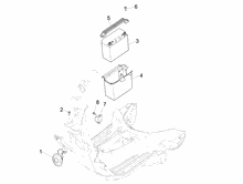 Fernschalteren - Batterie - Hupe