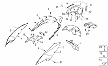 Rear headlight - Top box