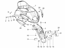 Hinterabdeckung - Kotflügellappen