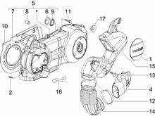 Kurbelwelledeckel - Kühlung kurbelgehäuse