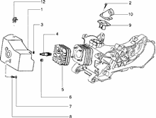 Kurbelwelle-pleuelstange-kurbelzapfen einheit