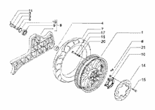 Bowdenzüge Hintere bremse-km-zähler-starter