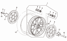 Hinterrad trommelbremse