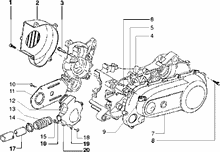 Einheit Zylinder-Kolben-Kolbenbolzen