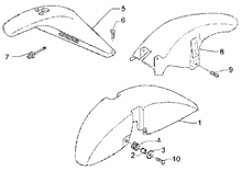 Schließvorrichtung kotflügel