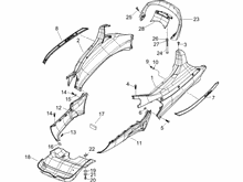 Seitenabdeckung - Spoiler