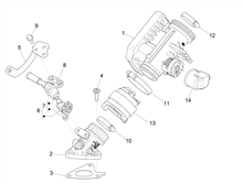 Drosselkörper - Einspritzdüse – Ansaugstutzen