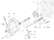Schwungraddeckel - Ölfilter