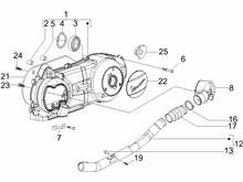 Kurbelwelledeckel - Kühlung kurbelgehäuse