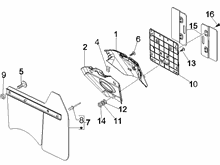 Hinterabdeckung - Kotflügellappen