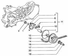 Stoßabfangendes vorgelegerad