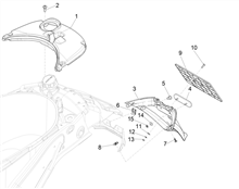 Hinterabdeckung - Kotflügellappen