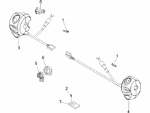 Wechselschalter - Umschalter - Druckschalter - Schalter