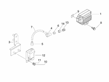 Spannungsreglerern - Elektronisches Steuergerern - Zündspule