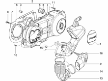 Kurbelwelledeckel - Kühlung kurbelgehäuse
