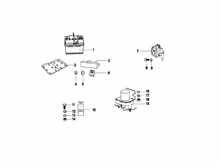 Fernschalteren - Batterie - Hupe