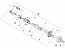 Getriebene riemenscheeiben