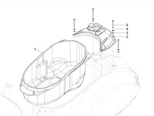 Schutzhelmgehäuse - Untersitz