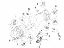 Wechselschalter - Umschalter - Druckschalter - Schalter