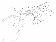 Hinterabdeckung - Kotflügellappen