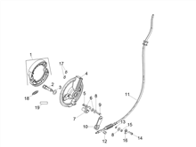 Mittlere Verklaidung - Fußraster