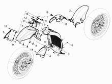 Radgehäuse - Radkotflügel