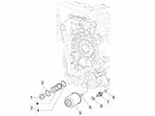 Schwungraddeckel - Ölfilter