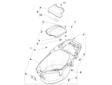 Schutzhelmgehäuse - Untersitz