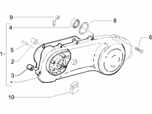 Kurbelwelledeckel - Kühlung kurbelgehäuse