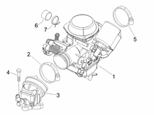 Vergaser, komplett - Ansaugstutzen