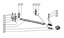 Zugstange auf getriebeseite (lenkrad)