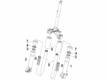 Vordere Radaufhängung/Federung - Stoßdämpfer