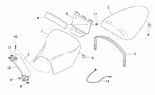 Sitz - Gepäckträger