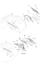 Hinterabdeckung - Kotflügellappen