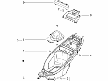 Schutzhelmgehäuse - Untersitz