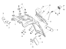 Hinteres schutzblech