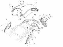 Hinteres schutzblech